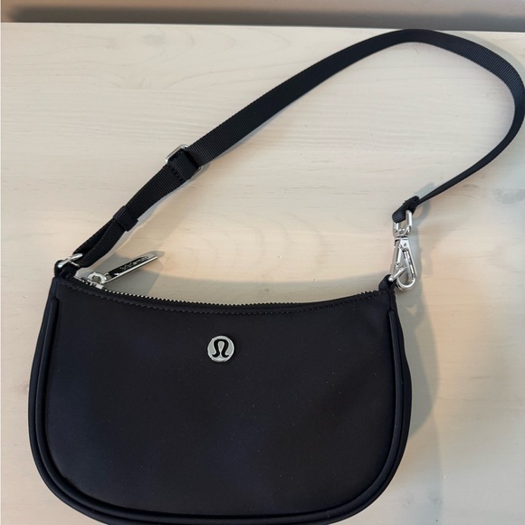 lululemon athletica Handbags - lululemon athletica Classic Black Crossbody Bag